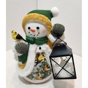 Bradford Exchange Dona Gelsinger Snow Friends Illuminated  "A Just Because Hug"